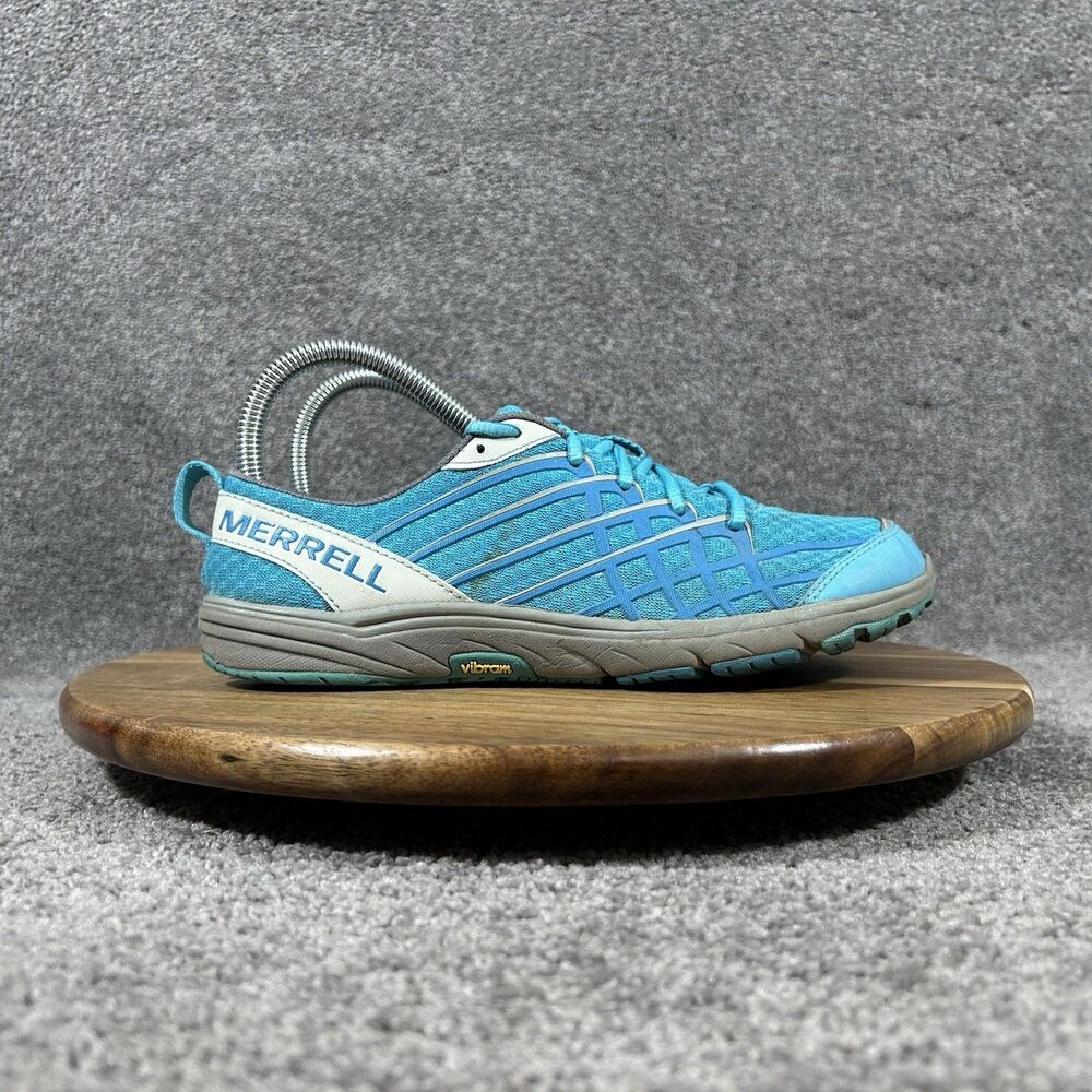 Merrell Bare Access Arc 2 Women's Size 7.5 Aqua Blue Hiking Trail Running Shoes
